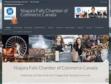 Tablet Screenshot of niagarafallschamber.com